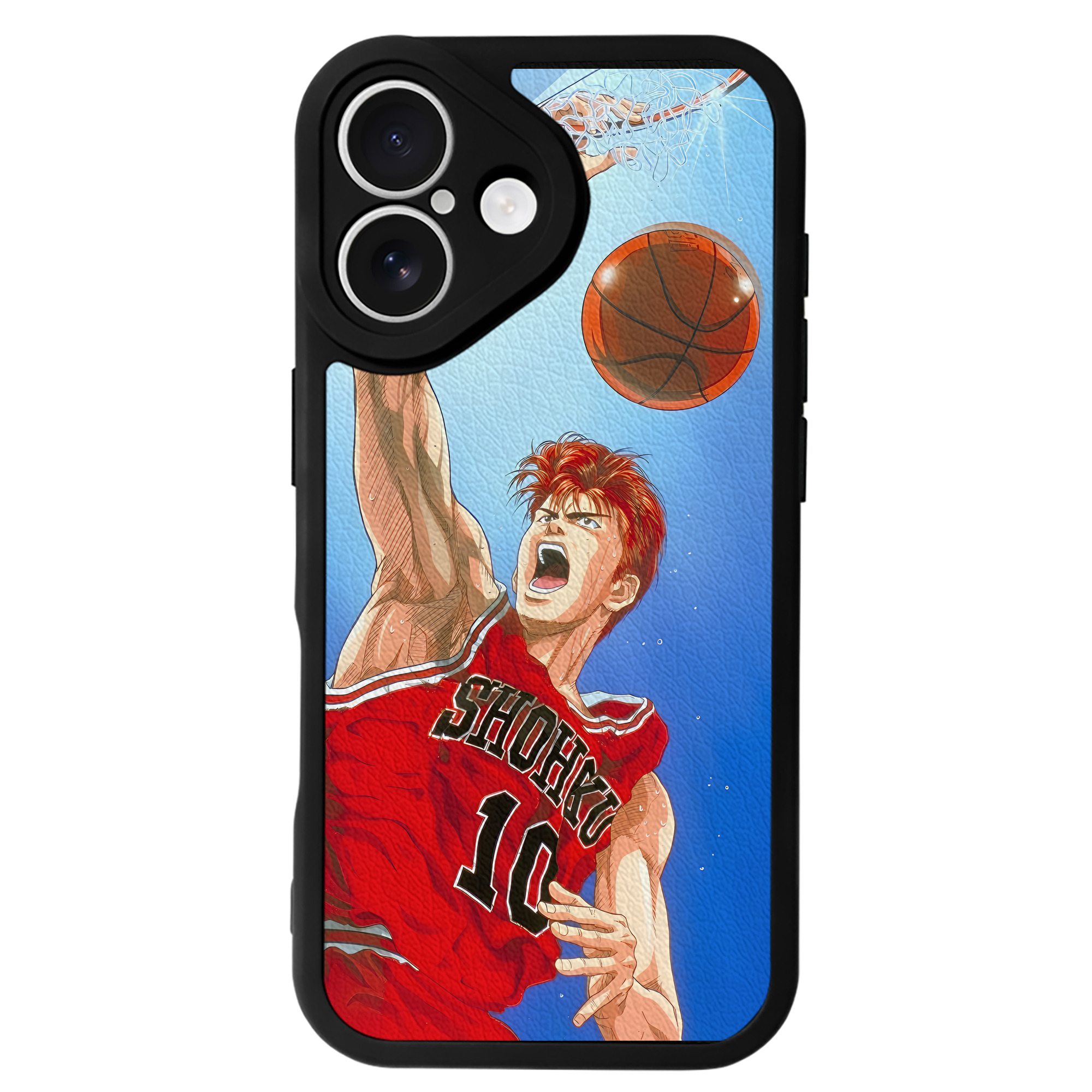 （画像用） SLAM DUNK／スラムダンク 【iPhone 16シリーズ対応】シリコンスマホケース（レザー調） 材質：シリコン